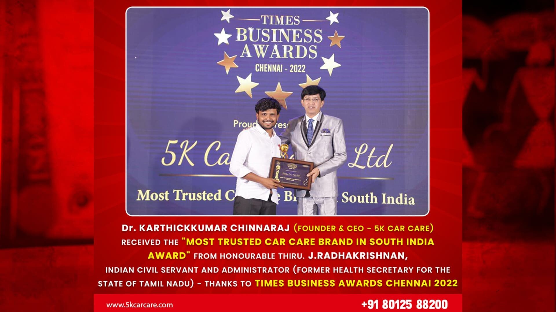 Times Business Awards Chennai - 2022