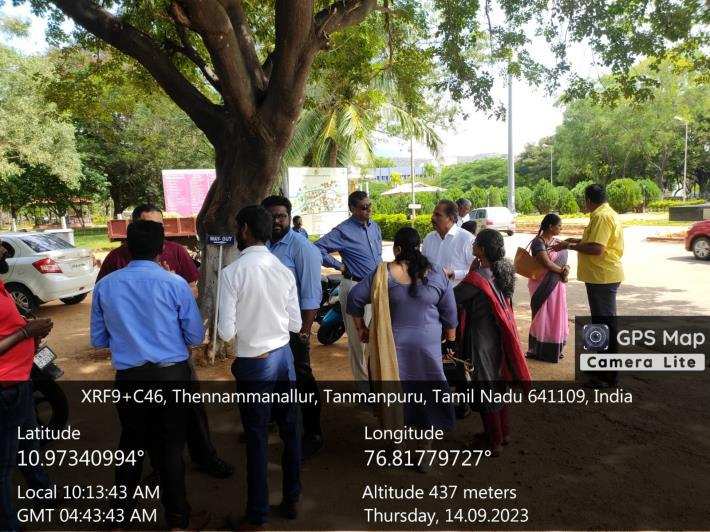 5k car care - csr activity at bharathiyar university