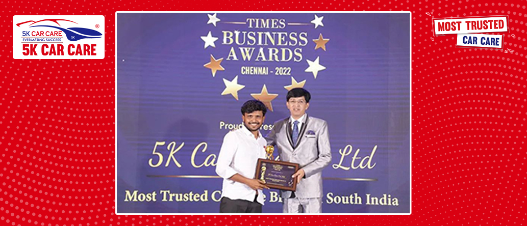 Times Business Awards 2022 - The Most Trusted Car Care Brand In South India